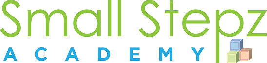 Small Stepz Academy logo with building blocks.